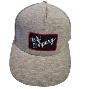 Neff Company Gray Cotton Blend Snapback Hat‎ Adult OSFM